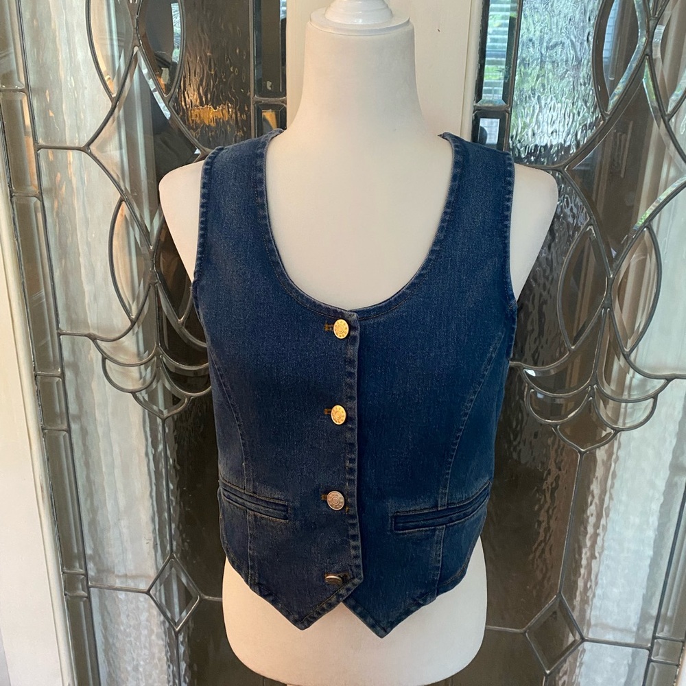 Saints & Hearts Denim Vest